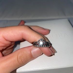 Pandora princess ring size 4